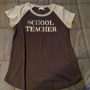 School teacher tee